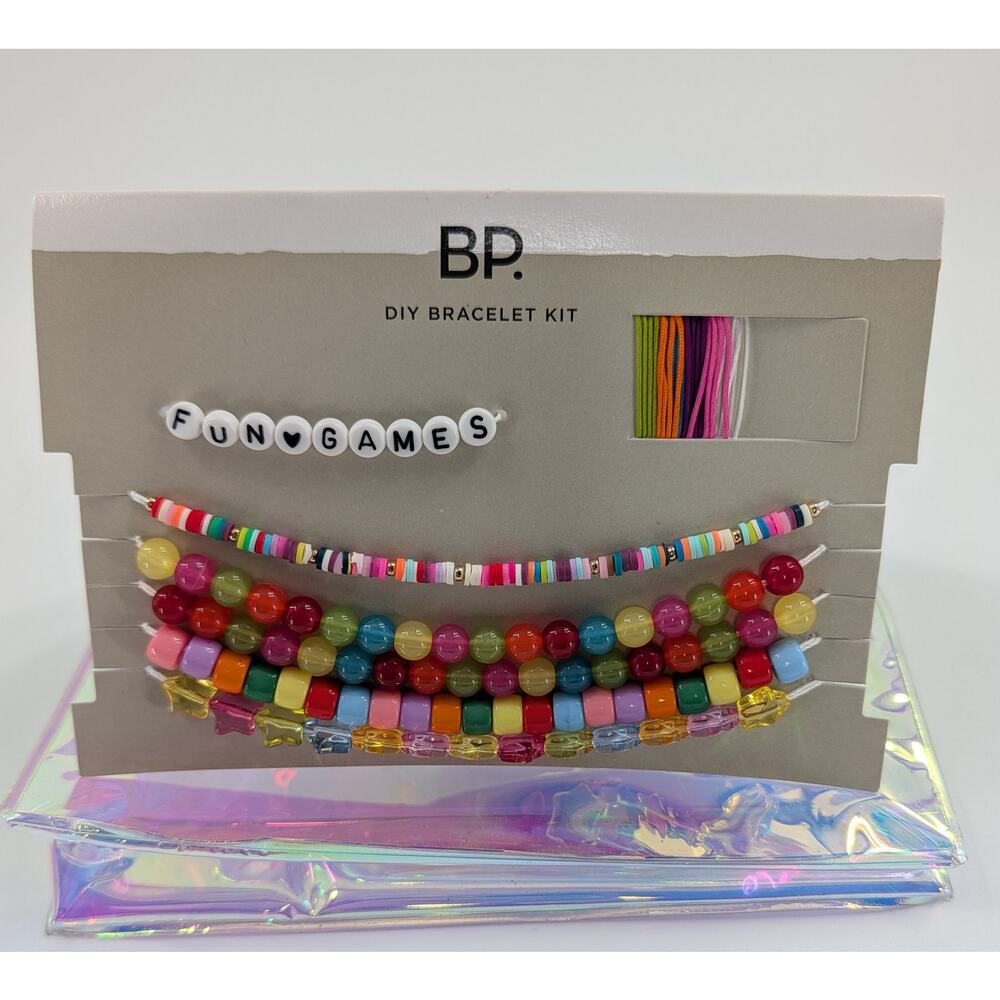 BP DIY Bracelet Kit Colorful Bead Assortment and Letters